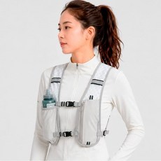 초경량 러닝조끼 포켓 러닝백 트레일 베스트, 그레이, 1개
