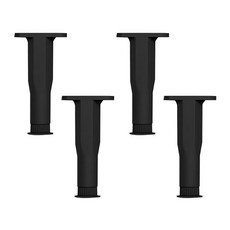 블롭퓸 4피스 조절 가능한 침대 프레임 지지 다리 퀸 사이즈 침대에 적합한 높이 침대 프레임 교체 액세서리