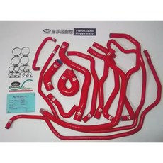 普菲迅國際 MAZDA 馬3 2.0L 04-13 強化矽膠水管套件 高耐熱 防老化 引擎冷卻系統升級, 1個, 紅色, 紅色