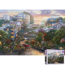 퍼즐피플 풍경 외국 도시 랜드마크 1000피스 직소퍼즐, 샌프란시스코 룸바드거리 1000피스, 1개, 퍼즐유액 포함