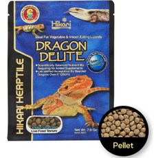히카리 드래곤 딜라이트 200g 비어디드래곤 이구아나 사료 슈퍼 푸드 도마뱀