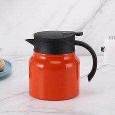 燜茶壺傢用智能數顯高檔泡茶不銹鋼水壺2025保溫水壺大容量, 1個, 820毫陞-橙色,恆溫壺 茶水分離