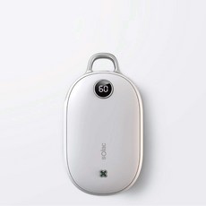 Solac充電式暖暖包 SJL-C02 暖暖包 暖手寶 暖暖蛋 電暖器 保暖 安全防爆 恆溫 愛露愛玩, 1個, 白色