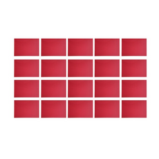 희망노트 하드보드지 레드, 8절, 20개