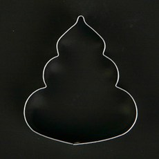 이홈베이킹 스텐쿠키커터 똥, 단품, 1개