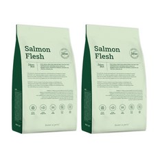 본아페티 플러스 강아지 기능성 스팀 수제사료, 연어, 1kg, 2개