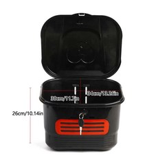 자전거바구니 전동스쿠터 케이스 열쇠보관바구니, 열쇠잠금바구니, 1개