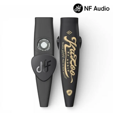 NF Audio Kazoo 口琴 - 輕巧便攜，色彩鮮豔，易於演奏，激發音樂潛能, 黑色, 1個, NF-KAZOO-BK