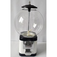 럭키드로우 뽑기 게임 추첨 기계 경품 레드/화이트 뽑기머신 공 50개 캔디머신 본체 볼 레드 + 당첨, 15 스몰 사이즈에 화이트 바디 블랙 바탕에 블랙 캡, 1개