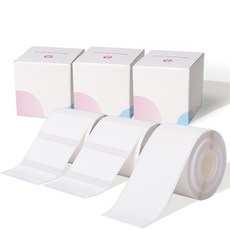 레터치 P50 로봇 라벨프린터기 라벨지세트 (3종), 1세트, 40*20mm 2개, 50*30mm 1개