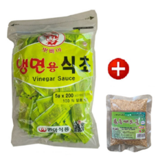 [범아] 냉면용식초 200P(1kg) 구매시 볶음깨소금 80g 증정, 1개, 1L