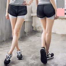 필라테스 스포츠웨어 레쉬가드 요가복 반바지 단품