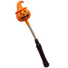 萱寶媽咪baby童裝館 萬聖節發光手搖棒 南瓜燈派對道具 萬聖節禮物 裝扮發光棒 南瓜裝飾 搖搖棒 閃光棒, 橘色南瓜發光手搖棒, 1個