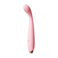 FMAEDA 여성용 전동 마사지기 10가지 모드 부드러운 실리콘 USB 충전 저소음 작동 핑크색, 분홍색, 1개