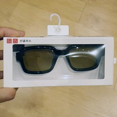 유니클로 선글라스 볼드스퀘어 UV차단 안경