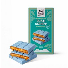 Yogi Super Foods Dubai Pistachio White Chocolate – Vegan Gluten Free Coconut Milk White Chocolate, Blue Chocolate Cashew