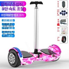 전동 호버 보드 이륜 부품 무릎제어 거치대 퀵보드 두발 균형, 기본 모델명/품번, 1개, 블루투스 카모플라주 핑크+러닝 B