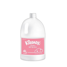 크리넥스 99+거품형 핸드워시 워터리플라워향 4L, 1개, 1개입