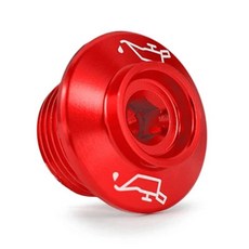 오토바이 엔진 오일 컵 필러 캡, 1개, 5. 빨간색