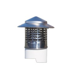 배기구 연통 역풍방지기 옥상용 우산형 굴뚝 커버 스테인리스 304, 1개