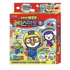 종이나라 5000 뽀로로 글라스아트, 혼합색상, 1팩