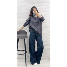 9082 淨色拼接太空棉上衣，剪裁有細節，氣質更出眾！特殊拋弧拼接線條，高級感設計, 深灰, 1個