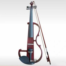 입문용 전자바이올린 초보 연주 악기, 붉은색, 1개