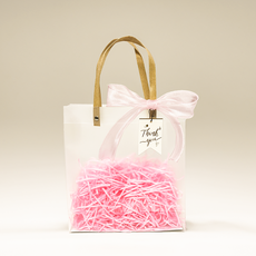 올리스트 답례품 포장 상자 가방 쇼핑백 구디백 10개, 핑크