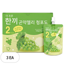 더존건강 더 조은 한끼곤약젤리 청포도 10개입, 1.5L, 3박스