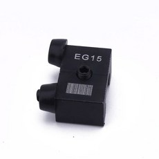 3D 프린터 고정 레일용 20 스트로크 15 레일 30 EGH 가이드 리미터 블록 HGH 슬라이더 선형 25 버퍼 제한, 검정색