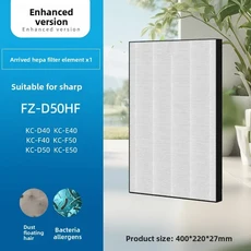 Sharp FZ-G40SF G30HF BX50HF B50DF H40MF 공기 청정기 트랩 먼지 연기 냄새와 호환되는 교체 HEPA 카본 필, 01 FZ-D50HF filter