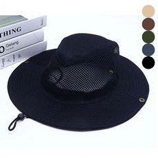 통기성 등산 사파리 모자 남자 선캡 메쉬 낚시, 상세페이지 참조