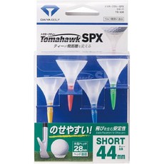 DAIYA GOLF 다이야 골프티 토마호크 숏티 SPX-TE-506 일본제 44미리, 1개