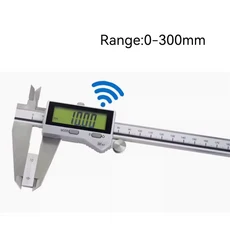 금속 8 인치 200mm 전자 디지털 버니어 캘리퍼스 케이스 마이크로미터 측정, 05 Bluetooth 300mm