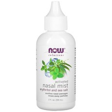 NOW Foods Solutions 활성 비강용 미스트 59ml(2fl oz) NOW-08098, 1