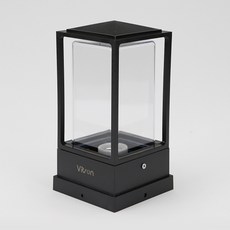 사각 문주등 투명 테 100mm 데크등 정원등 vi