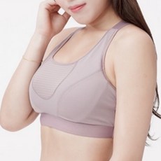 台灣製運動內衣 無鋼圈 吸濕排汗 瑜伽跑步內衣 舒適透氣 芋頭色 Q碼