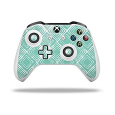 XBOX One SX 컨트롤러와 호환되는 WraptorSkinz 데칼 비닐 스킨 랩 - 키어스 물방울 무늬 흰색과 파란색 컨트롤러 미포함, XBOX One SX 컨트롤러와 호환되는 Wraptor