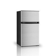 냉동고가 있는 새올라 미니 냉장고 3 2 CU FT 기숙사 침실 사무실 아파트에 별도의 2도어 컴팩트 7단계 온도 조절 기능이 분리형 선반 핑크색, sliver