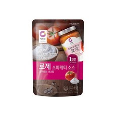청정원 로제 스파게티소스 싱글파우치, 170g, 1개