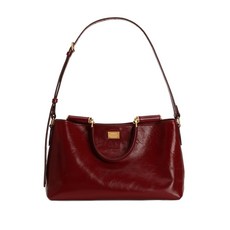 돌체앤가바나 비토리아 레더 미디엄 토트 백