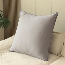 대형 소파쿠션 코튼 편안한 거실 등받이 쿠션 베개, 구름 회색