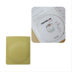 HS 투명 필름 라벨 밀봉형 포장 비닐 포켓 CD 케이스 30매, 1개