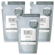 보타니스트 보타니컬 트리트먼트 스칼프 클렌즈 그레이프프루트 & 세이지 향 리필용, 400g, 3개