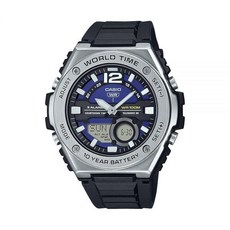 카시오 월드 타임 아나디지 크로노그래프 손목시계 (MWQ-100-2AV)