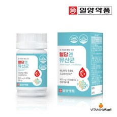 [일양약품] 혈당앤 유산균 (500mg x60캡슐) 3%적립, 혈액순환, 60정