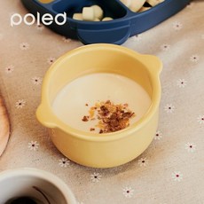 폴레드 도자기 이유식용기 초기 중기 250ml 밀폐 보관 유아식기, 블루베리잼