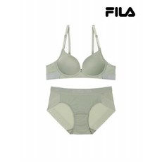 휠라 언더웨어 휠라 아웃핏 시즈널 얼그레이 브라 세트 (FI4BAF6453FEGY_2SKU)