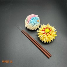 무늬판 화과자 틀 벚나무 도구세트, 1개, 단단한 바늘