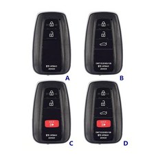 KEYDIY TB01 KD 스마트 범용 제어 4 용 8A 트랜스폰더 케이스 0020 R 및 TA 키 원격 CAMRY/LEXUS COROLLA FCCID, 04 Key Case, C, 1개